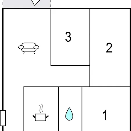 Awesome In With Kitchenette Lägenhet *